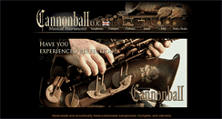 Desktop Screenshot of cannonballmusic.co.uk
